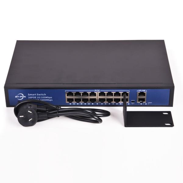 Переключатель сети V2.0 IEEE 802.3af/At 150w 16 гаван Poe