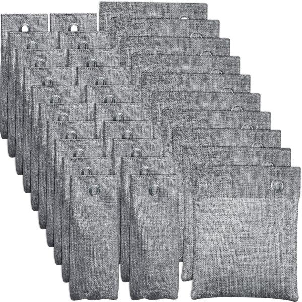 30 Pack Bamboo Charcoal Air Purifying Bags Active Ingredient Content Above 80% Home