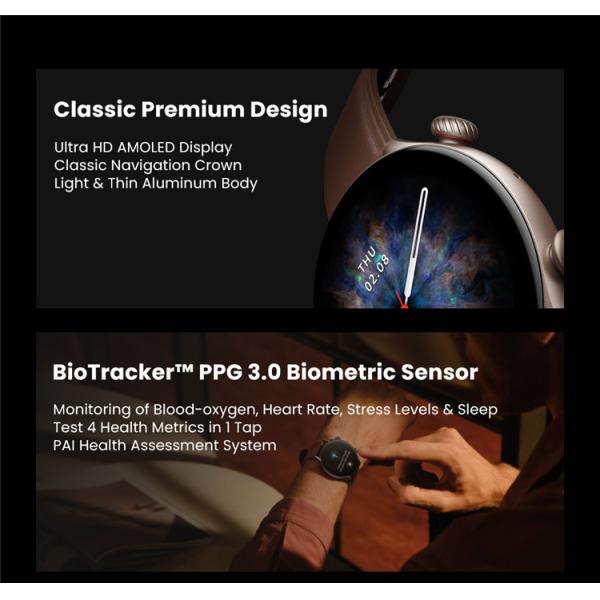 Newest Original Amazfit GTR 3 Pro GTR3 Pro Waterproof  Sleep Tracker SmartWatch Sport Watch Gtr3 Pro