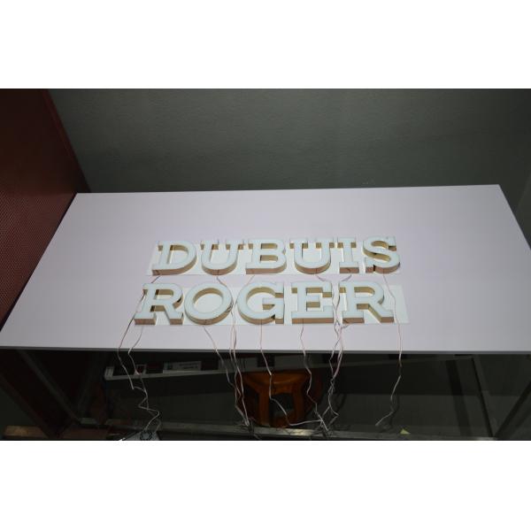 3D Acrylic Front Lit Channel Letter Sign PANTONE / RAL 40mm For Office