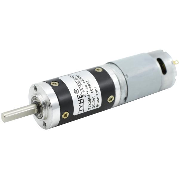 Steel Gear 12V PMDC DC Planetary Gear Motor 100rpm 5400rpm