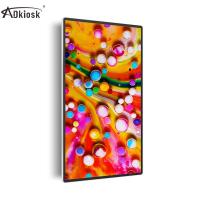Pulgada montada en la pared ultra fina 400cd/m2 interior de la señalización 21,5 de Digitaces