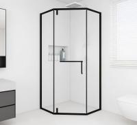 Diamond Shaped Shower Glass Wall Profile Erosion Resistant For Bathroom Partition