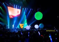 50cm 80cm 1m Rgb Led Balls pour les événements de grande foule Festivals de musique