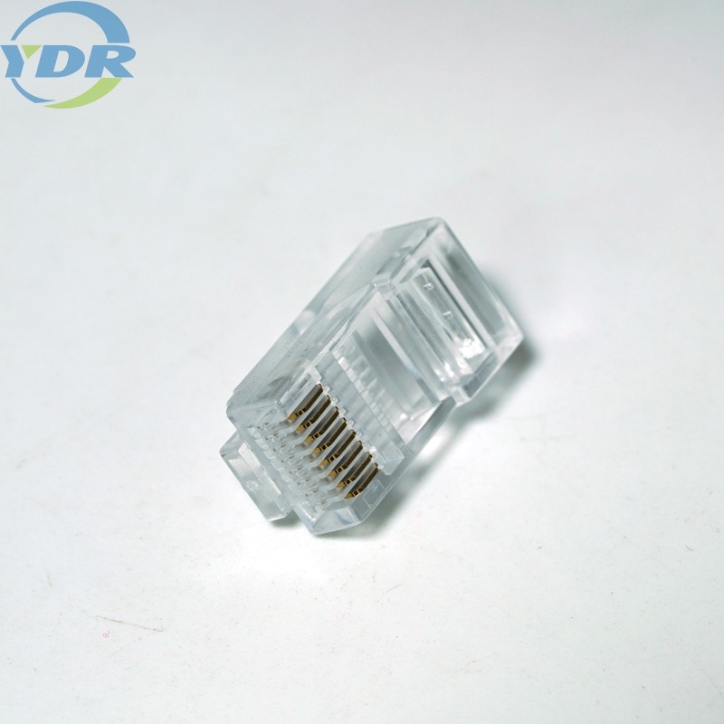 Голова соединителя 8Pin кабеля Rj45 CAT5 CAT5e CAT6 CAT6E Utp прозрачная
