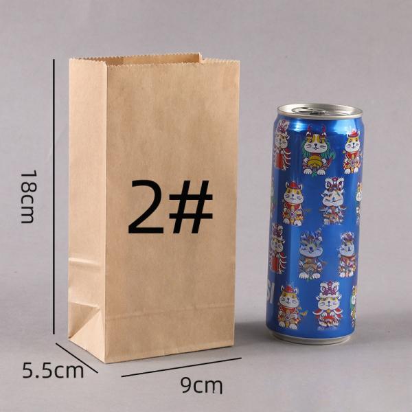Customized Biodegradable Kraft Paper Bag for Seasonal French Baguette Bread Packaging