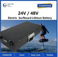 LiFePO4 Custom Bateria de Fósforo de Ferro de Lítio 48V 35AH Caiaques Submersos Propulsor Surfboard EV Bateria de Lítio BMS