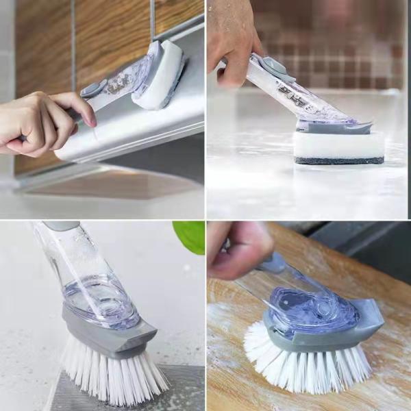 Kitchen Tools Cleaning Brushes Long Handle Brush for Dishwashing and More