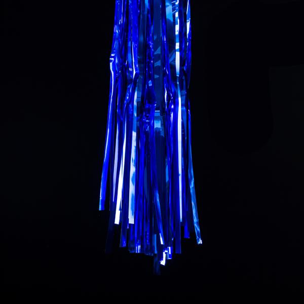 Decoración moderna de la fiesta de cumpleaños Cortina de lluvia de mosaico de colores