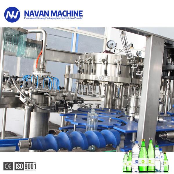 Monoblock 200-2000ml Glass Bottle Soda Water Carbonated Drink Filling Machine