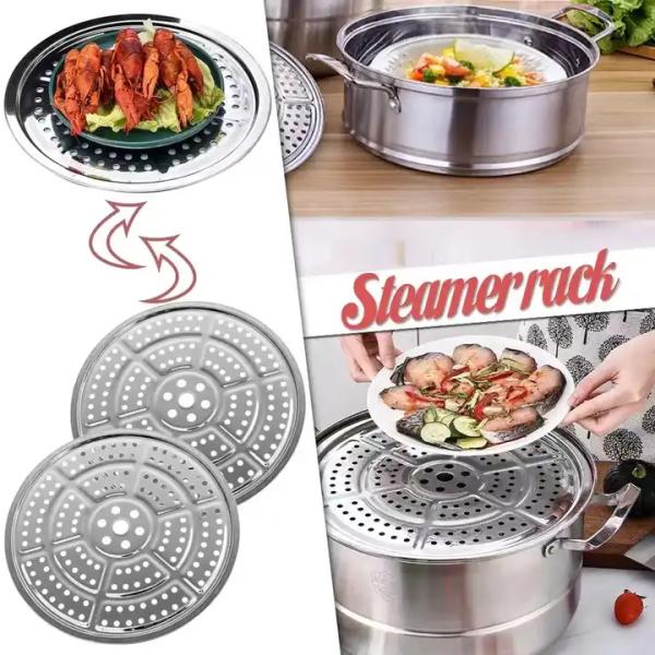 Stainless Steel Food Steamer Plate Tableware And Utensils For Pressure Canner