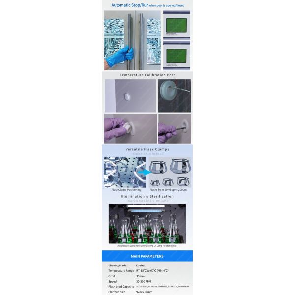 Refrigerated Orbital Laboratory Incubator Shaker DS-5042