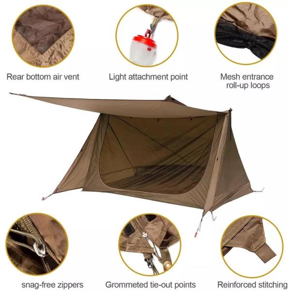 Ventilation Ultralight 3.37lbs Outdoor Camping Tent