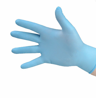 Blue Nitrile Disposable Gloves Powder Free with CE certificate