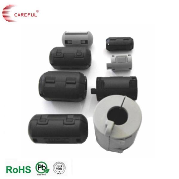 EMI Suppression Corne divisée Rohs ISO9001 Corne de ferrite de câble à haute fréquence