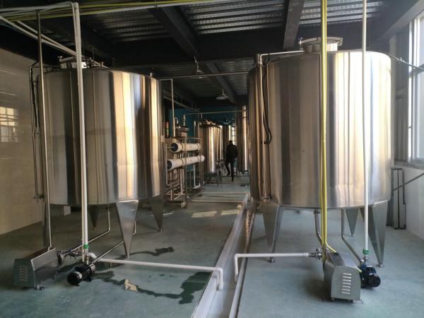 Anti Corrosive Pure Water Production Machine , Normal Pressure PET Bottle Filling Machine