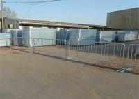 8 8,5 do metal de multidão do controle pés de PVC das barreiras revestiram a superfície