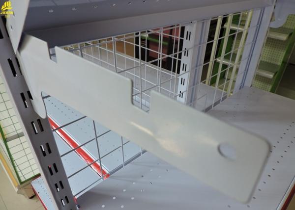 40mm Step Commercial Gondola Shelving , 23kg/ Layer Load Gondola Display Shelving