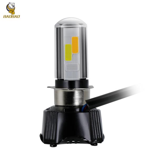 Four Color Aluminum 35W COB Chip 80V Motorcycle LED Headlight Bulb