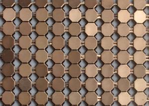 Metal metálico de alumínio Mesh Fabric For Clothing de Oilproof das lantejoulas
