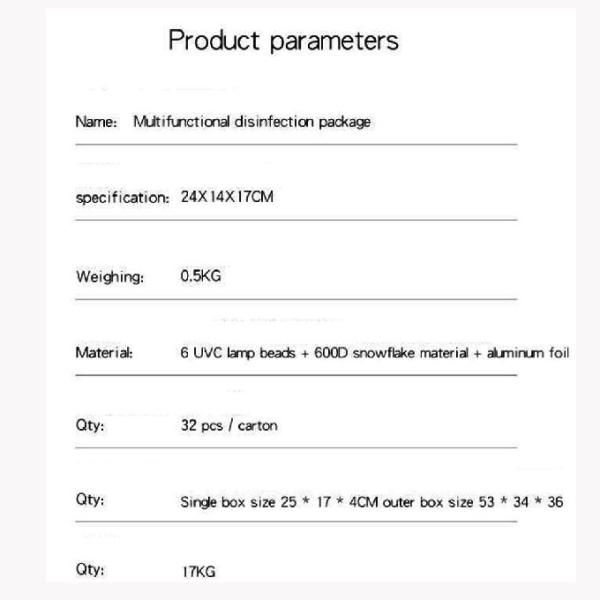 Сумка стерилизации бутылки ухода домочадца складывая Uvc