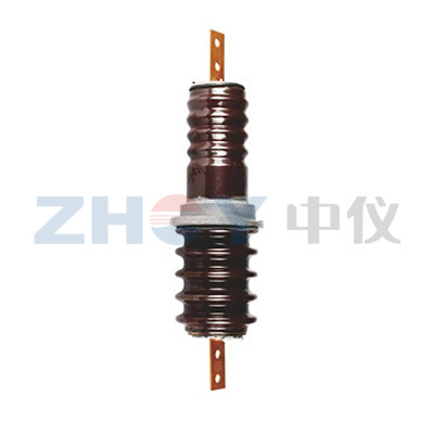 High voltage ceramic wall bushing