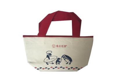 10A Cotton Canvas Tote Bags Insulated Tote Bag With Zipper