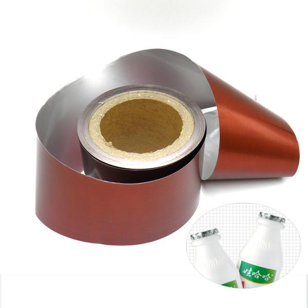 0.036mm To 0.038mm Aluminum Foil Bottle Cap Lid Roll Embossing