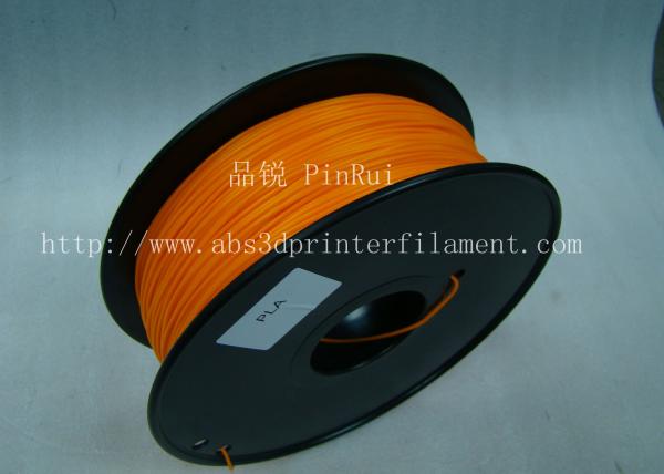 Materiais biodegradáveis do filamento 1.75mm da impressora do PLA 3d da laranja para a impressão 3d