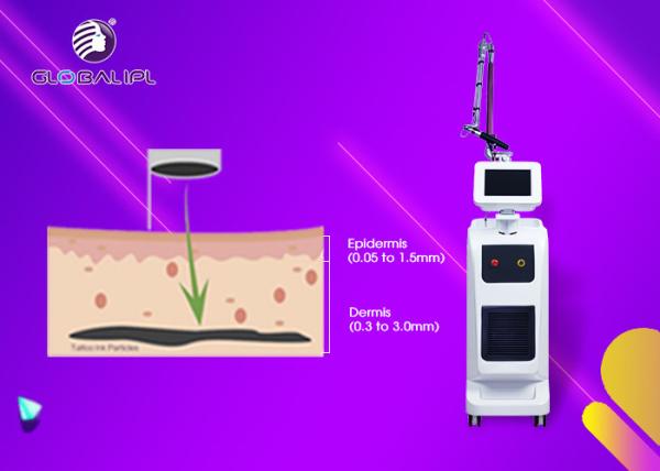 Máquina 600mj/300mj do laser do ND YAG do interruptor do salão de beleza Q para a remoção da tatuagem
