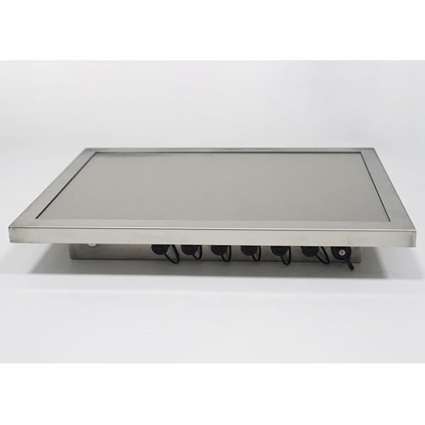 17 дюймовая панель из нержавеющей стали ПК касание с перчаткой / 4 мм закаленное стекло