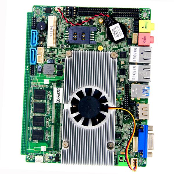 Broadwell-U i3 i5 i7 Industrial PC Mainboard 3.5 Inch BGA1168 Onboard DDR3L 6COM 2LAN