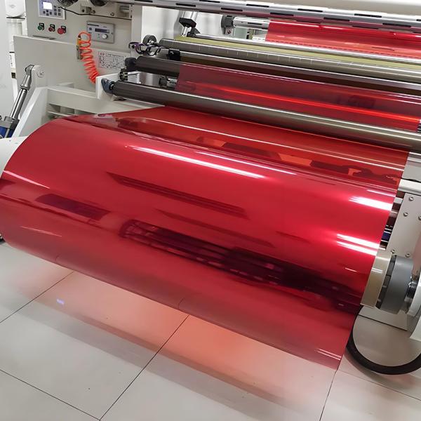 High Cleanliness Red PET Embossed Protective Film For Light Guide Plate