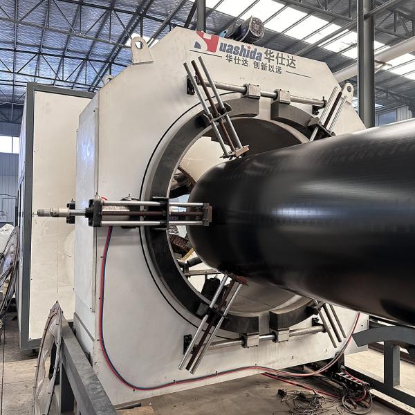 Complete Production Line for HDPE Pre-insulated Pipes, Featuring Dust-Free Cutting