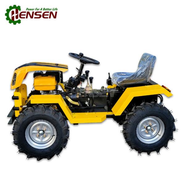 Tracteur à essence convertible 4 roues avec semeur de pommes de terre certifié CE