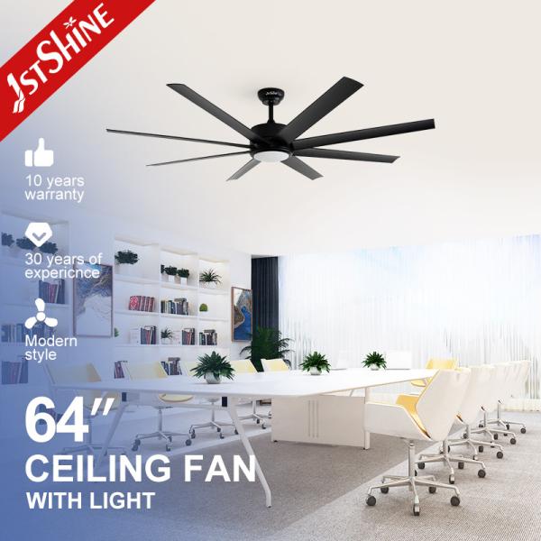 64 8 ABS Blades Ceiling Fan with Remote Control LED Light Source and KC Certification