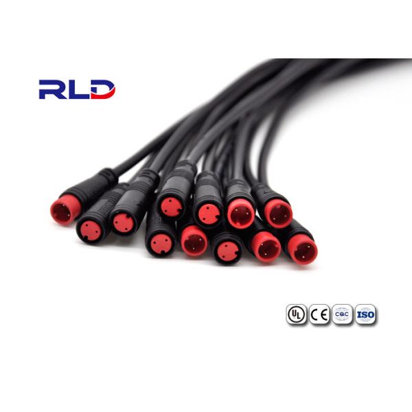 Провод штепсельной вилки соединителя Pin электрического ВЕЛОСИПЕДА 2A M8 IP65 2 водоустойчивый, который нужно связать проволокой