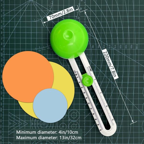 DIY Crafts Mini Rotary Circle Cutter Trimmer For Plastic and Metal Materials 22*7*4