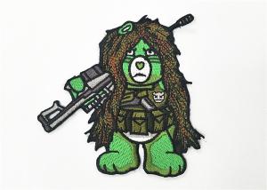 Urso Logo With Hook Backing de Clothing Embroidery Patches do escuteiro de