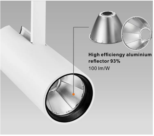 Adjustable Linear Magnetic Track 18wled Track Lights with 6000K Color Temperature CCT