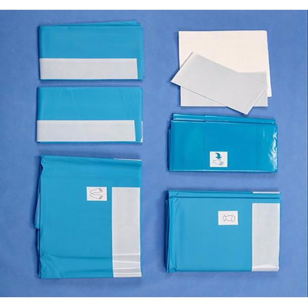Universal Procedure Surgical Pack SMS Sterile Green Surgical Pack Lamination Patient Disposable Custom Surgical Pack