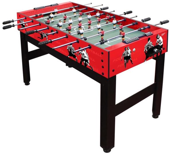 Solid MDF Colorful 48 Foosball Table Wood Soccer Table With Chromed Steel Rod
