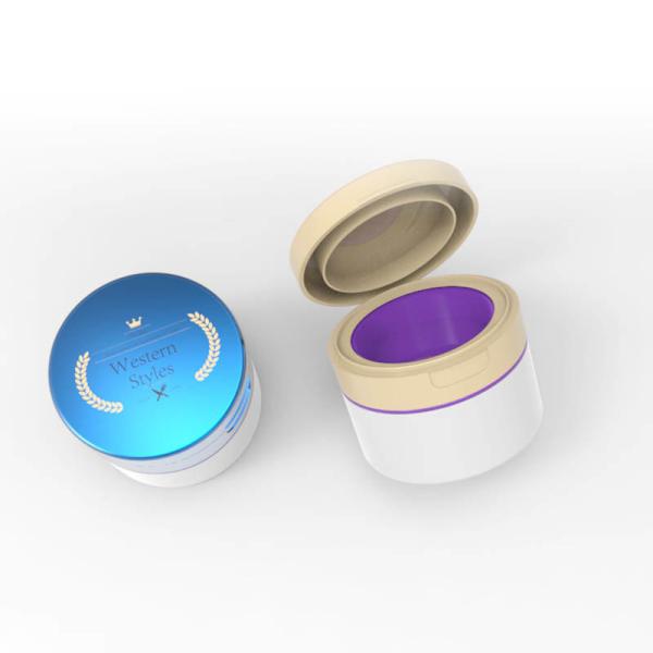 5g 100g Flip Cap Cream Jar PP Lip Mask Jar Nail Polish Bottle Eye Shadow Jar for Cosmetics