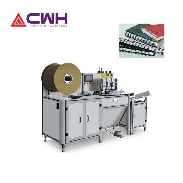 Manual Feeding 1/4''-1'' 75mm Double Wire Binding Machine