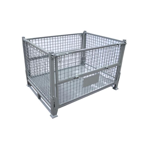 Large Capacity Industrial Warehouse Wire Container Custom Folding Wire Mesh Container