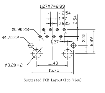 LPJ0014CNL RJ45 Connector Jack , Data I/O connector 1x 10/100Mbps
