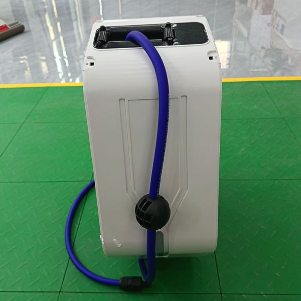 Air / Water / Foam / Electricity Car Retractable Hose Reel High Pressure 15m Length