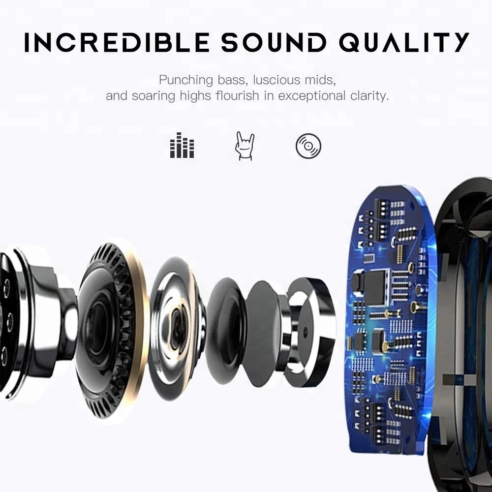Наушники Handfree Tws Bluetooth прочные Earbuds горячей продажи самые лучшие качественные бежать
