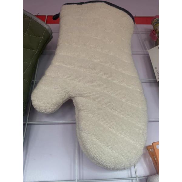 Bbq Grilling Microwave Terry Cloth Oven Gloves Mitt Heat Resistant