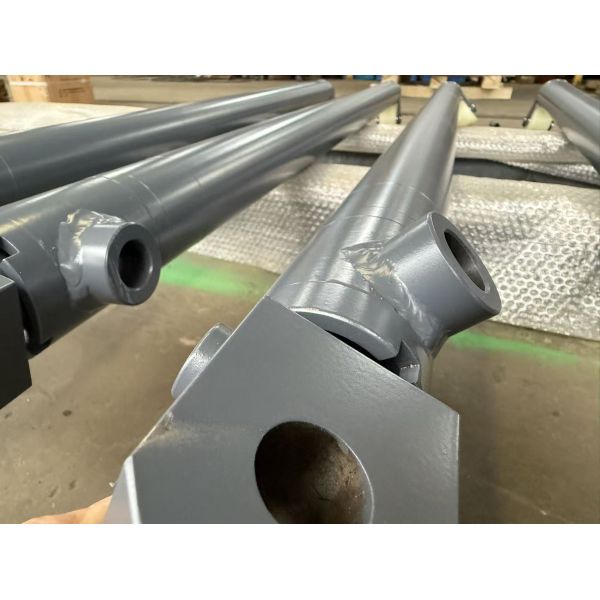 Steel Double Acting Hydraulic Telescopic Cylinder With Integrated Pulley System